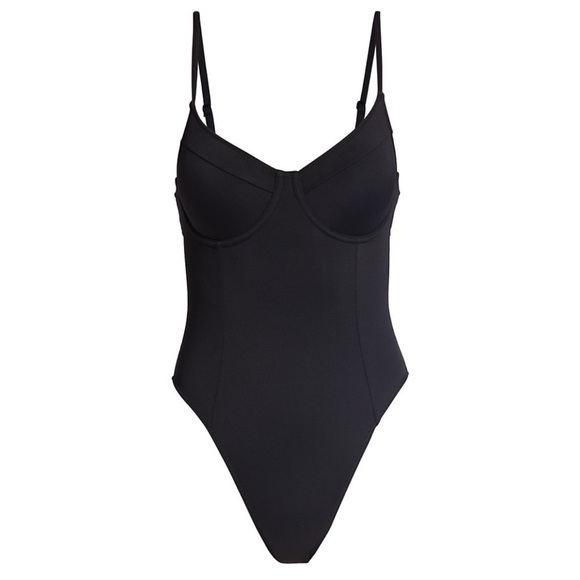 GOOD American Good Scuba Show-Off One-Piece Swimsuit Black Size (3) Large - Picture 4 of 11